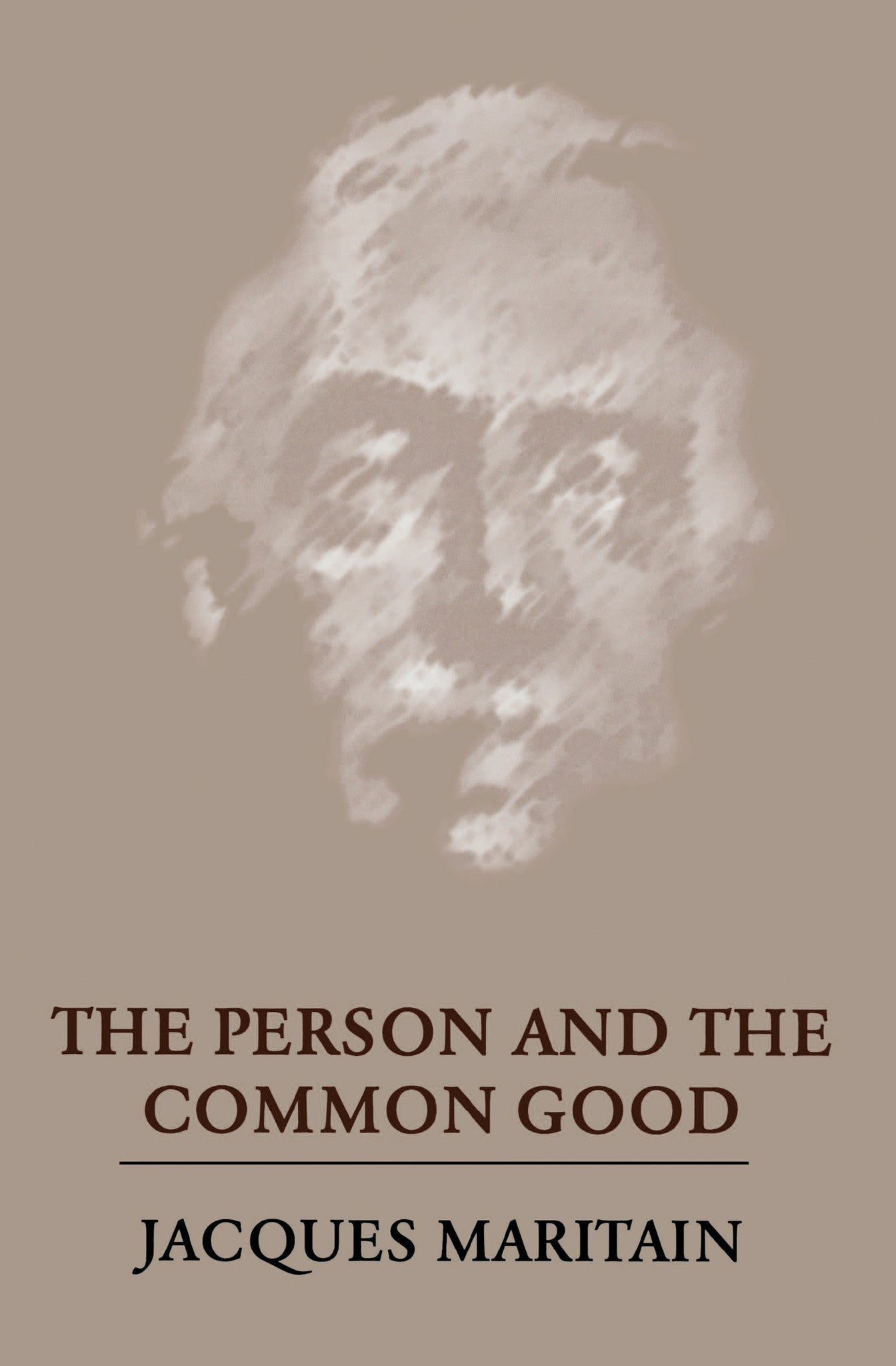 Cover image for The Person and the Common Good ISBN 9780268002046